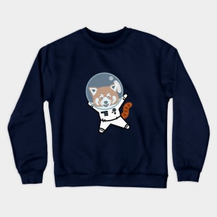 Red Panda Astronaut Crewneck Sweatshirt